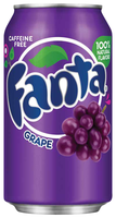 Газированный напиток Fanta Grape, США, 0.355 л