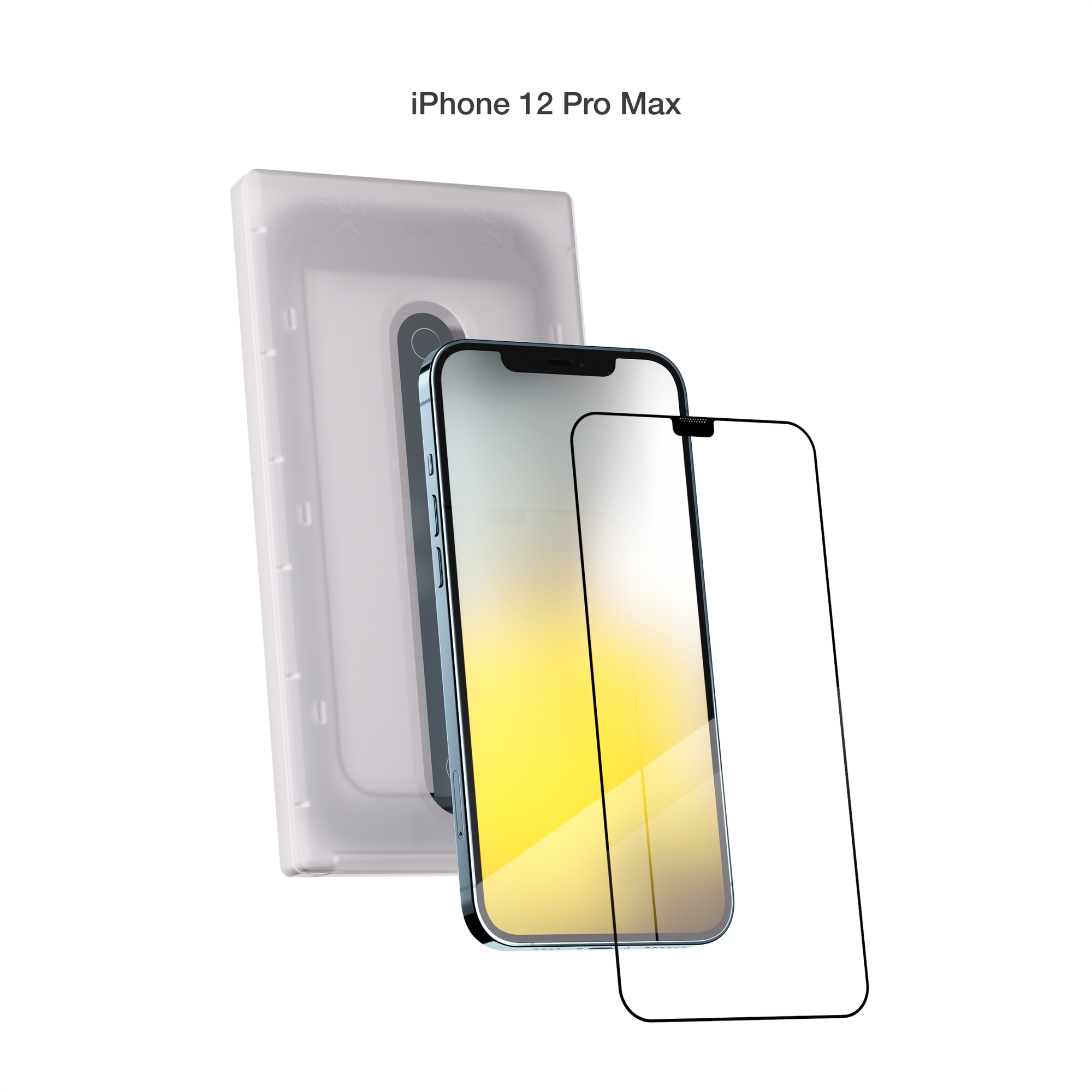 Защитное стекло COMMO для Apple iPhone 12 Pro Max с аппликатором