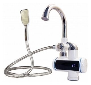 Кран-водонагреватель проточный Thermofix (белый) (КВ-23W) - фотография № 1