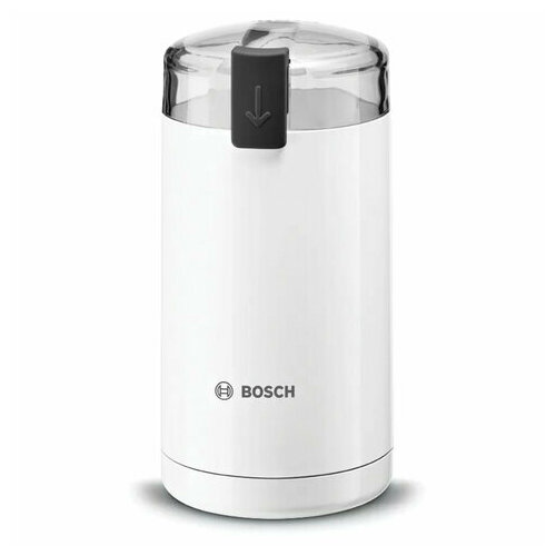 Кофемолка BOSCH TSM6A011W/MKM6000, мощность 180 Вт, вместимость 75 г, пластик, белая