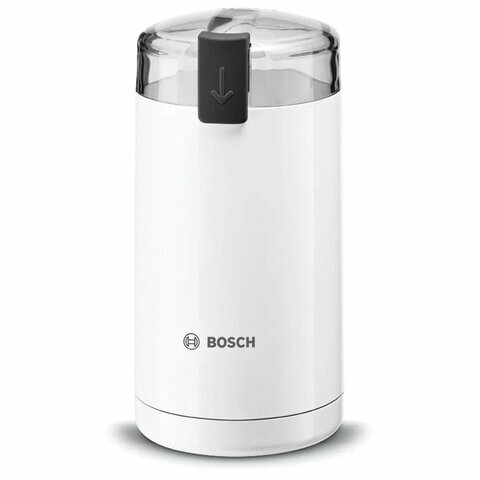 Кофемолка BOSCH TSM6A011W/MKM6000, мощность 180 Вт, вместимость 75г, пластик, белая