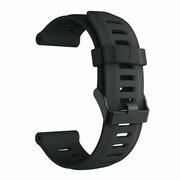 Силиконовый ремешок для Garmin Fenix 5X/Fenix 3 Metal Buckle Smart Watch Strap - черный