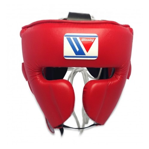 Шлем боксерский WINNING BOXING HEADGEAR FG-2900 FACE GUARD, размер M, синий