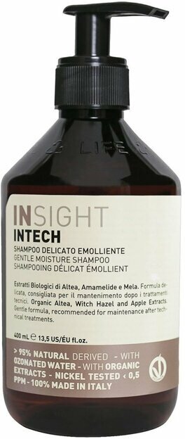 Insight шампунь InTech Gentle Emollient увлажняющий бессульфатный, 400 мл