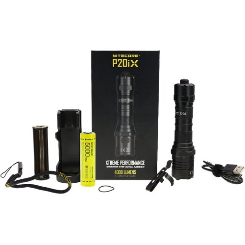 Фонарь NITECORE P20iX 4*CREE XP-L2 V6 (Черный)