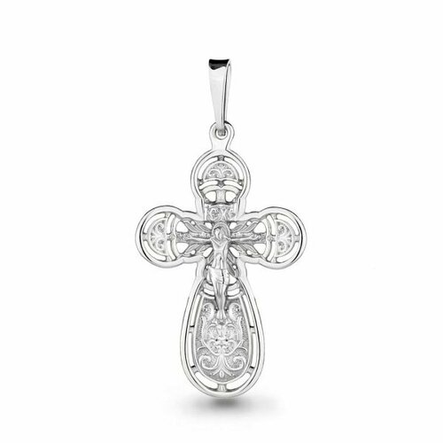 Крестик серебряный православный