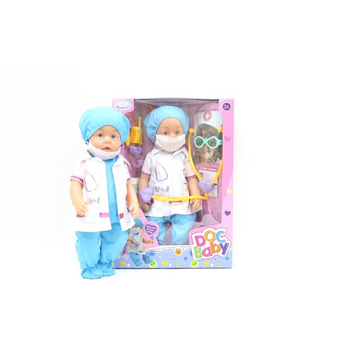 Кукла-доктор с аксессуарами WZJ009D-1 кукла 43см пьет с аксессуарами в коробке игрушка кукла пупс