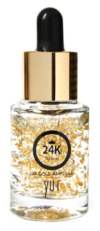 YU.R Premium 24K Gold Ampoule Сыворотка омолаживающая для лица, 15 мл