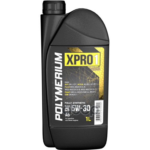 POLYMERIUM Plmx1530a51_p0y Plmx1530a51_масло Моторное Polymerium Xpro1 5w30 A5 Sn 1l