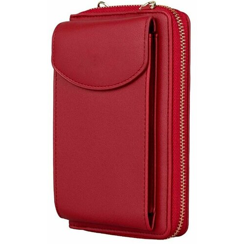 фото Кошелек men bense 0315290430, фактура матовая, красный