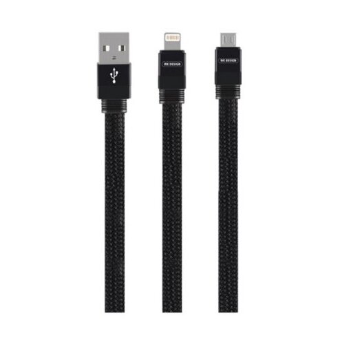 Кабель WK USB - Apple Lightning / micro USB (WDC-009), черный