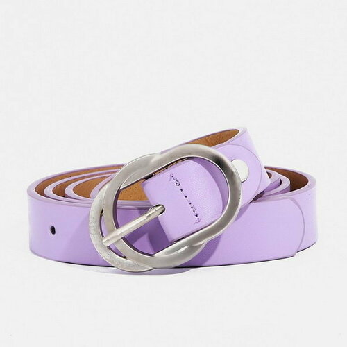 фото Ремень сима-ленд, размер 110, сиреневый сима-лэнд