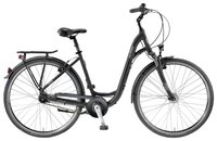 Городской велосипед KTM City Line 28.7 (2018) black matt/grey/dark red 17
