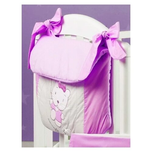 фото Roman baby сумка для игрушек на кровать buffy розовый