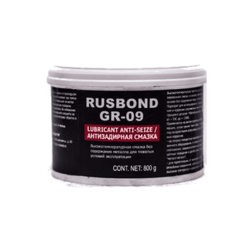 RusBond GR-09 1кг смазка высокотемпературная без содержания металла для тяжелых условий эксплуатации (RusBond)