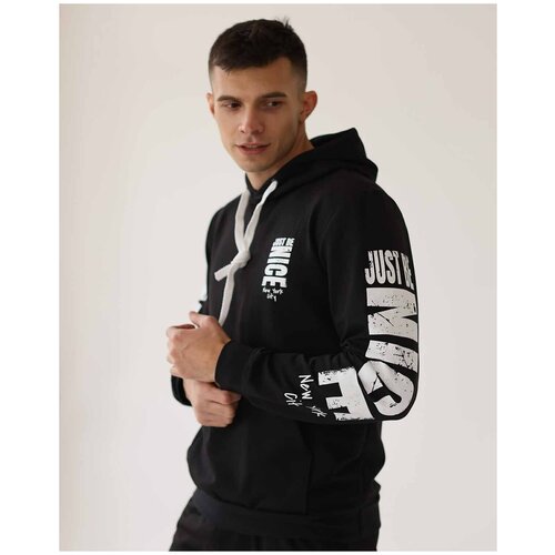 фото Худи domteks, размер 54, черный