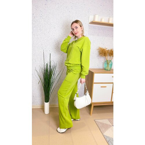 фото Костюм, размер 50, зеленый yfamdesign