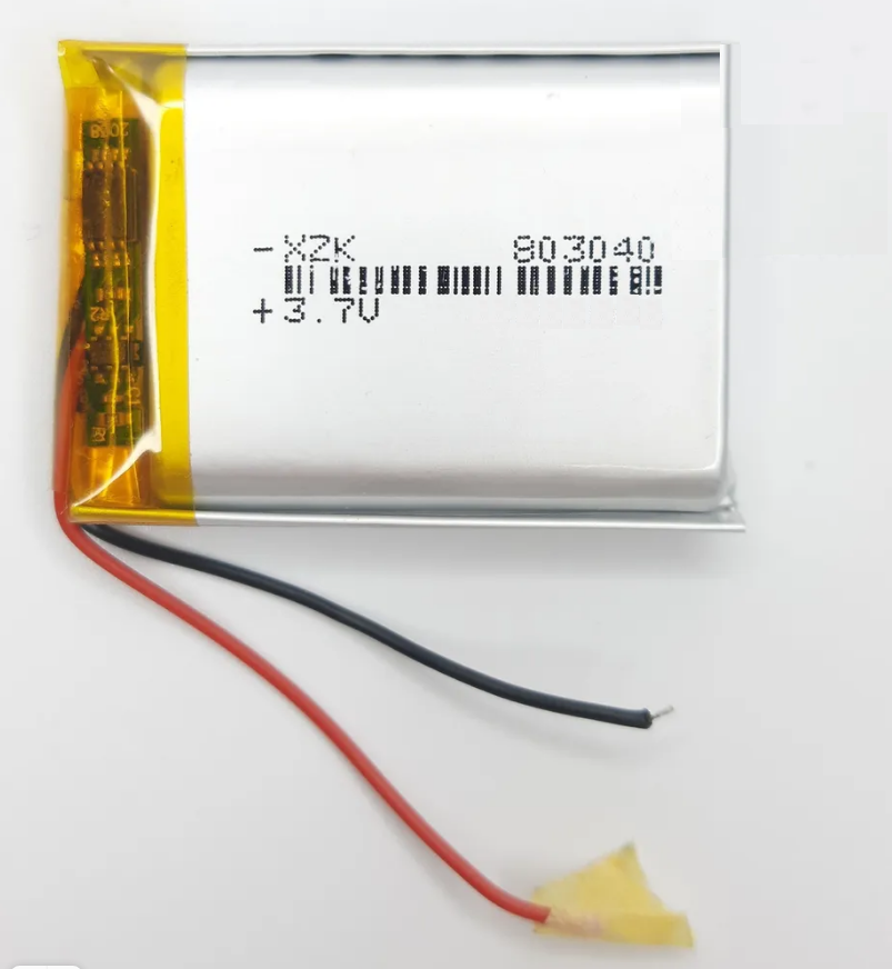 Аккумулятор 3.7V Li-Pol 1000mAh размер 8*30*40мм