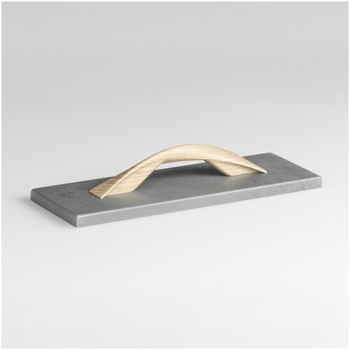 Ручка мебельная 96 мм, деревянная, белая, для кухни или кухонной мебели, шкафа, модель: 