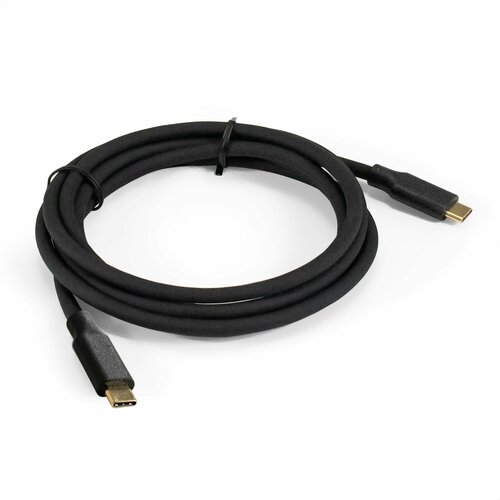 Кабель для зарядки ExeGate EX-CCP-USB3.1-CMCM2-1.8 (USB Type Cm/Cm, Gen.2, 10Gbit/s, 5A, 100W, 1,8м) EX294784RUS кабель для зарядки exegate ex ccp usb3 1 cmcm2 1 0 usb type cm cm gen 2 10gbit s 5a 100w 1м ex294783rus