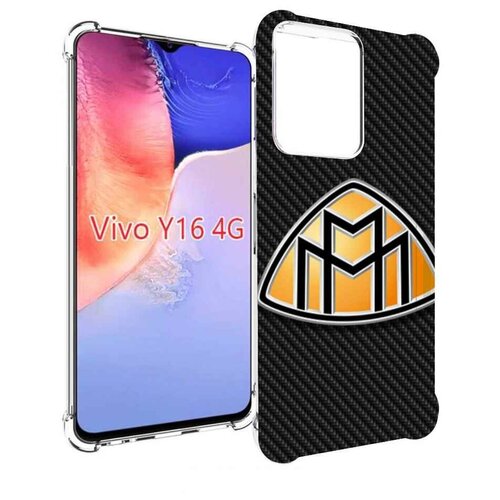 Чехол MyPads майбах maybach для Vivo Y16 4G/ Vivo Y02S задняя-панель-накладка-бампер чехол mypads майбах maybach для tecno pova neo 4g задняя панель накладка бампер