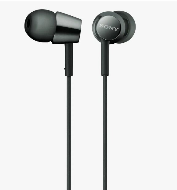 Наушники Sony MDR-EX155AP/B, черный