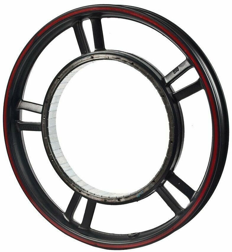 Задний диск Jetson (ротор) радиус 18 для электровелосипедов (колхозник) Черный