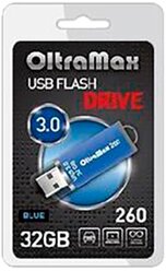 Флешка OltraMax 260 32 GB, синий