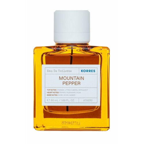 KORRES Mountain Pepper Eau de Toilette Туалетная вода муж, 50 мл