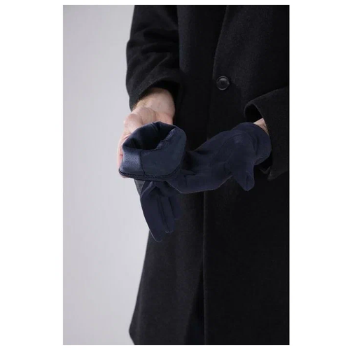 фото Перчатки мужские, безразмерные, без утеплителя, цвет синий kyle