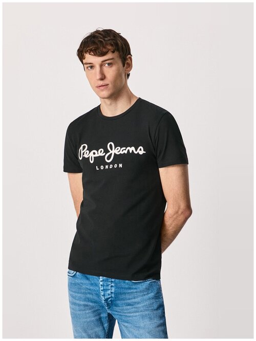 Футболка Pepe Jeans, размер XS, черный