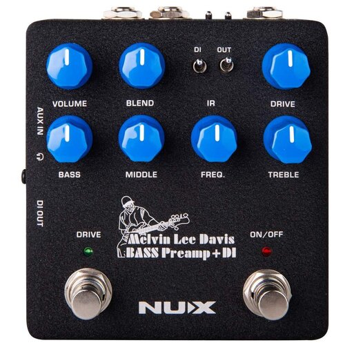 басовый комбоусилитель 60вт nux cherub mighty bass 50bt Басовый предусилитель + DI Nux Cherub NBP-5 Melvin Lee Davis