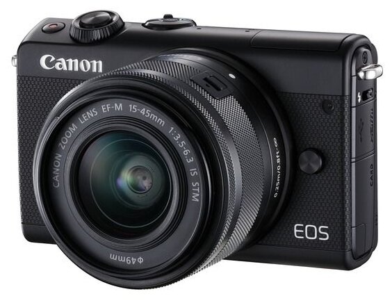 Фотоаппарат Canon EOS M100 Kit черный 15-45mm IS STM LP-E12 фото 1