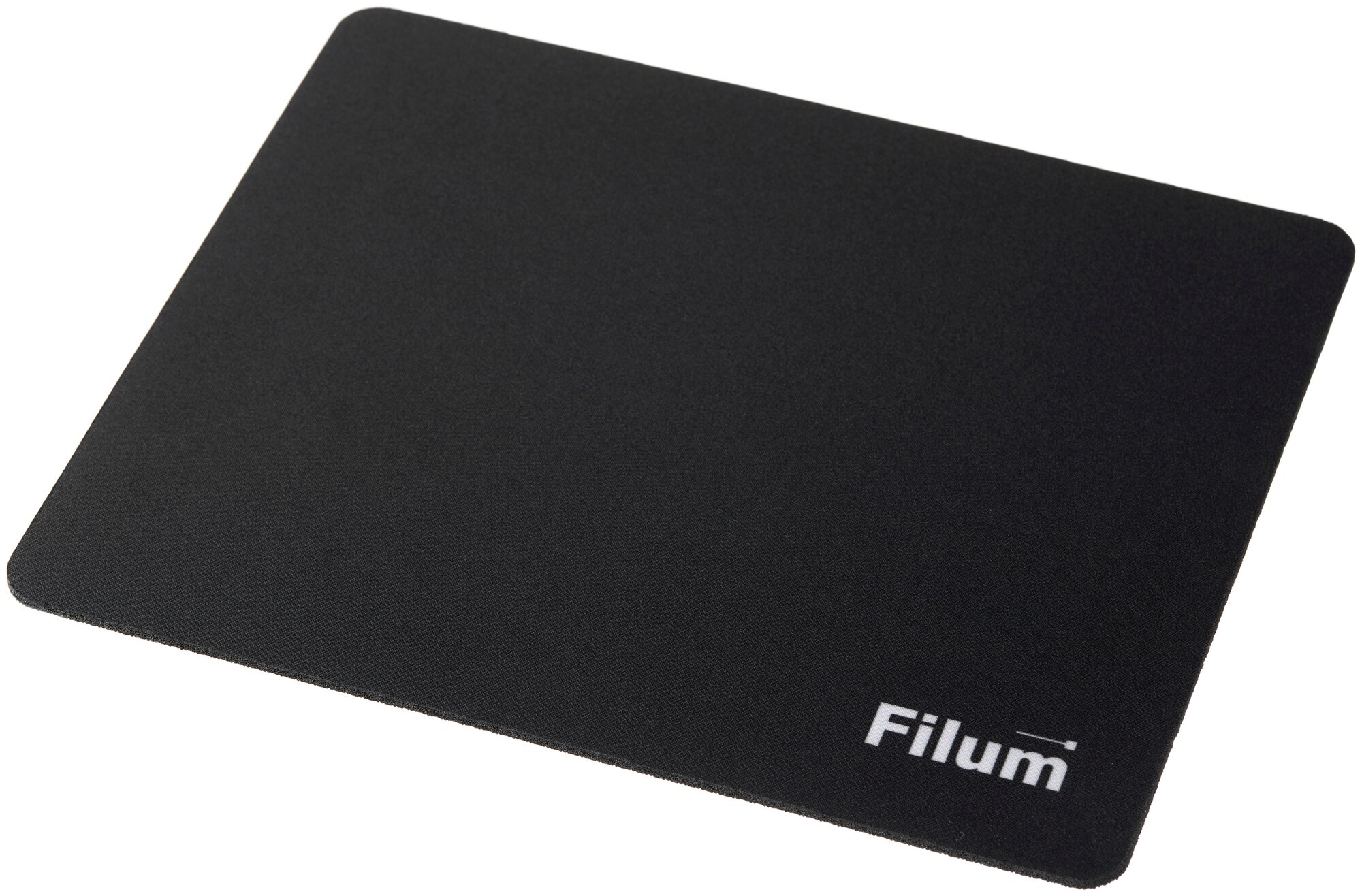 Коврик для мыши Filum FL-MP-S-BK-2 черный, 250*200*3 мм, ткань+резина.