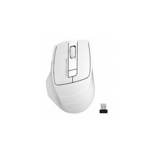 A-4Tech Мышь Мышь Fstyler FG30S WHITE серый белый оптическая 2000dpi беспроводная USB 1204073 беспроводная мышь a4tech fstyler fg30s серый