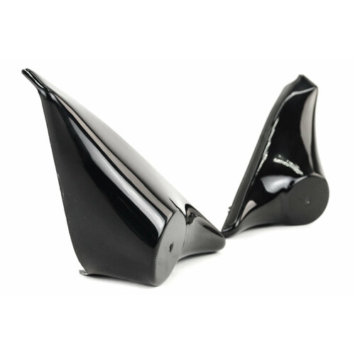 Стойки-уголки направленные под пищалки черный лак на Лада Приора 149900₽