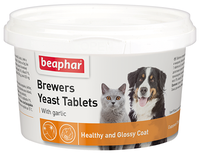 Добавка в корм Beaphar Brewers Yeast with Garlic 250 шт.