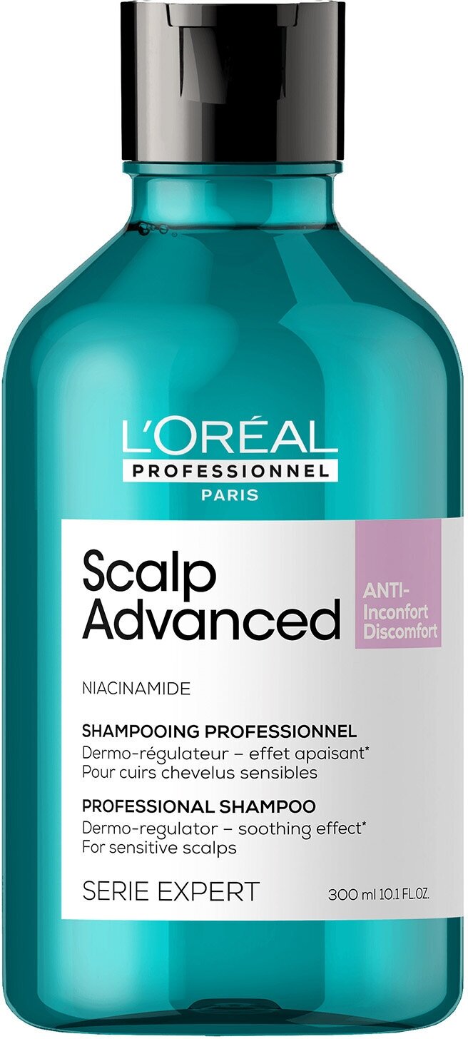 Шампунь LOREAL PROFESSIONNEL Scalp Advanced регулирующий баланс чувствительной кожи головы, 300 мл