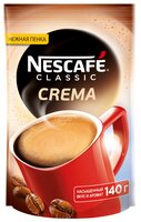 Кофе растворимый Nescafe Classic Crema с пенкой, пакет 70 г