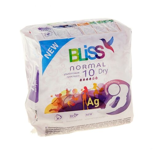 фото Bliss прокладки Normal Dry 10 шт.