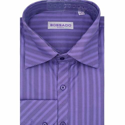 фото Рубашка bossado, размер s, фиолетовый