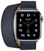 Часы Apple Watch Hermès Series 4 GPS + Cellular 40mm Stainless Steel Case with Leather Double Tour b