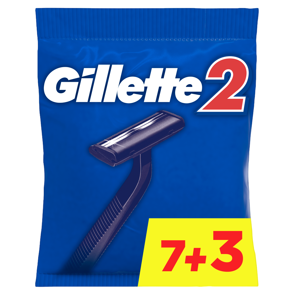 Gillette 2 Бритвы Одноразовые 10шт.