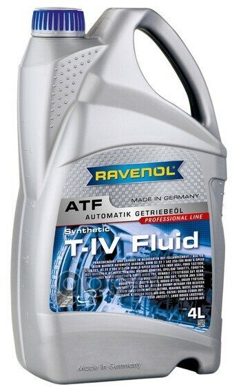 4L Atf T-Iv Fluid New Трансмиссионное Масло Ravenol арт. 4014835733091