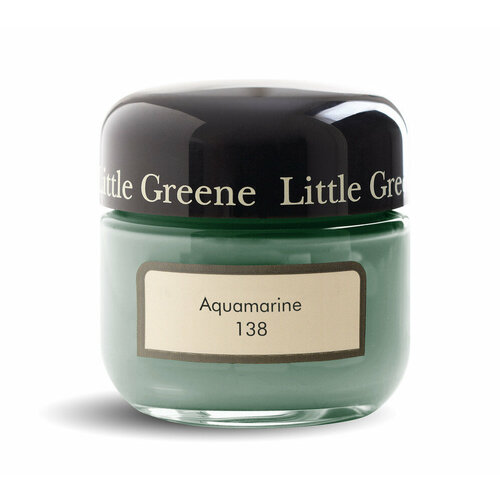 Пробник краски в/э акриловой Little Greene, цвет № 138, AQUAMARINE, 60 мл