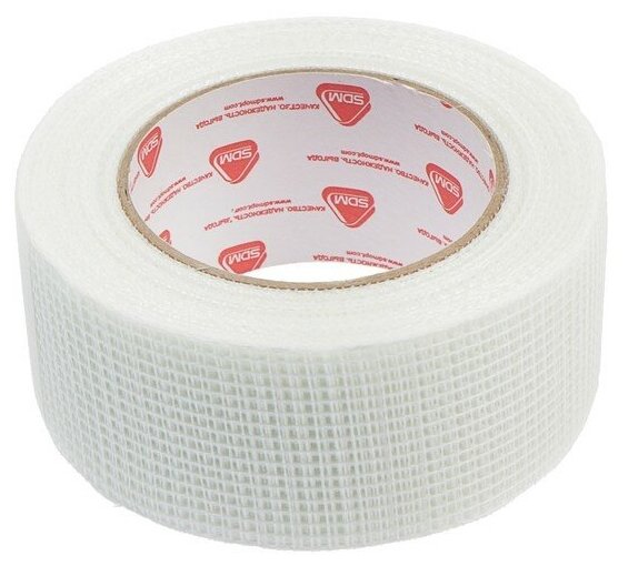 фото Сетка строительная SD-GLASS Professional, 50 мм x 45 м, самоклеящаяся