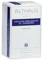 Чай черный Althaus English Breakfast St. Andrews в пакетиках, 20 шт.