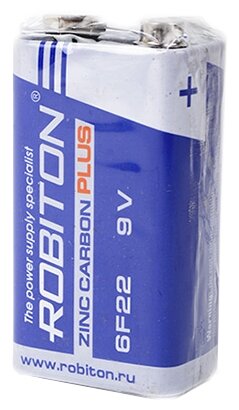 Батарейка ROBITON Zinc Carbon Plus 6F22