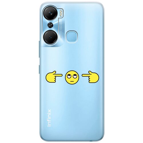 Силиконовый чехол с принтом Not Listening для Infinix Hot 12 Pro / Инфиникс Хот 12 Про силиконовый чехол с принтом brave noah для infinix hot 12 pro инфиникс хот 12 про