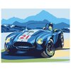 Артвентура Картина по номерам ''Ретро-автомобиль Cobra'' 16.5x13 см (MINI16130023) - изображение